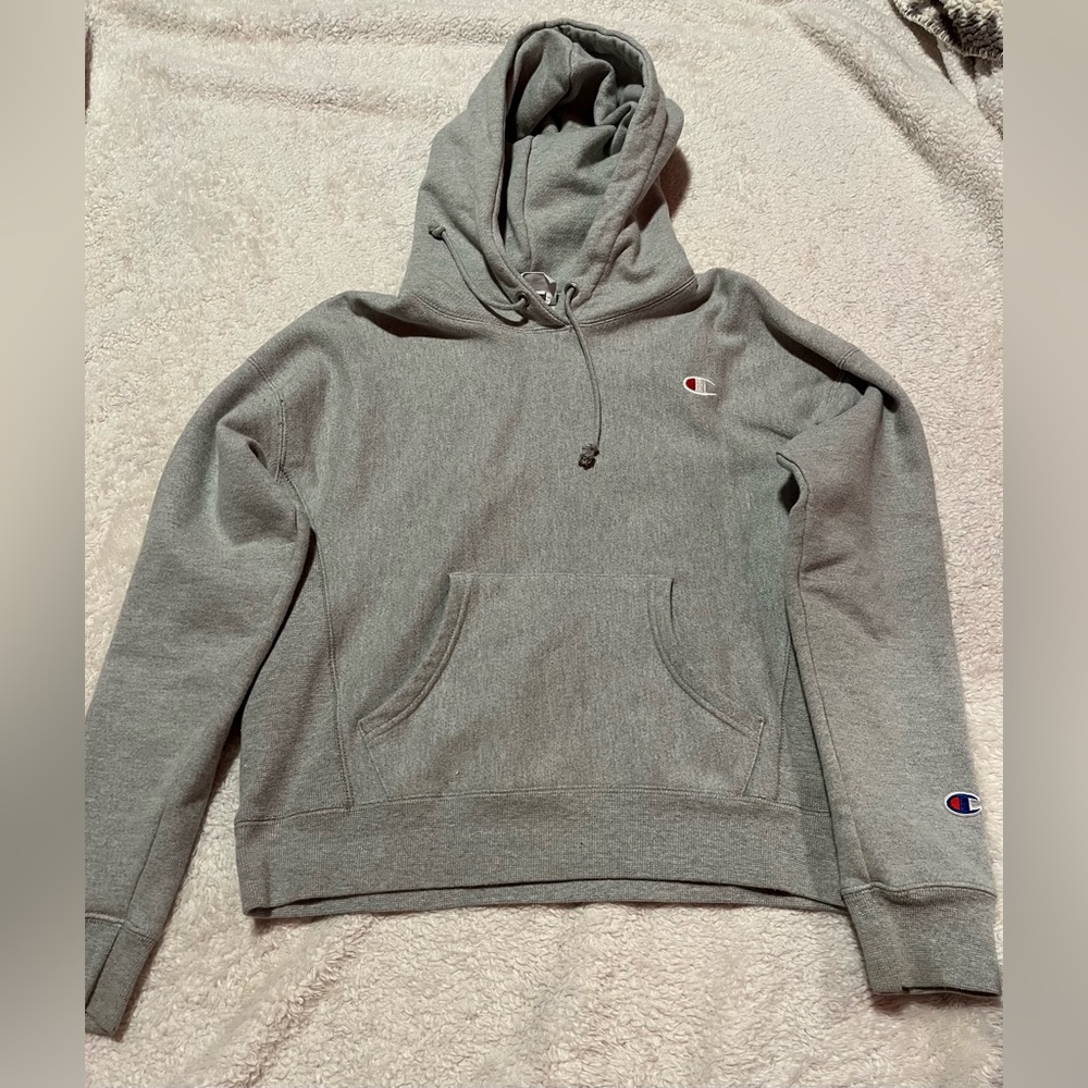 Champion Light Grey Hoodie